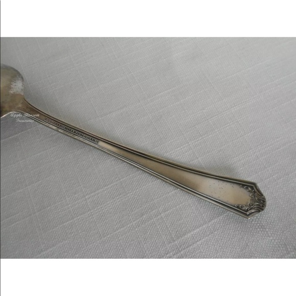 Vintage Estate National Silver Plate E.P.N.S. 1930 Gramercy Serving Spoon - Picture 7 of 9